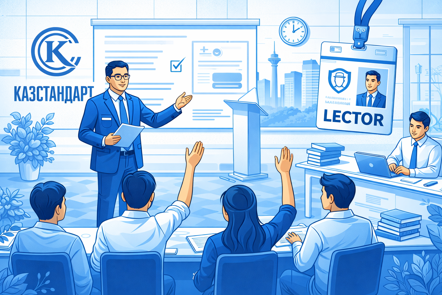 Kazakhstan Institute of Standardization and Metrology announces a competition for admission to the reserve of lecturers for lecturing at training seminars and courses
