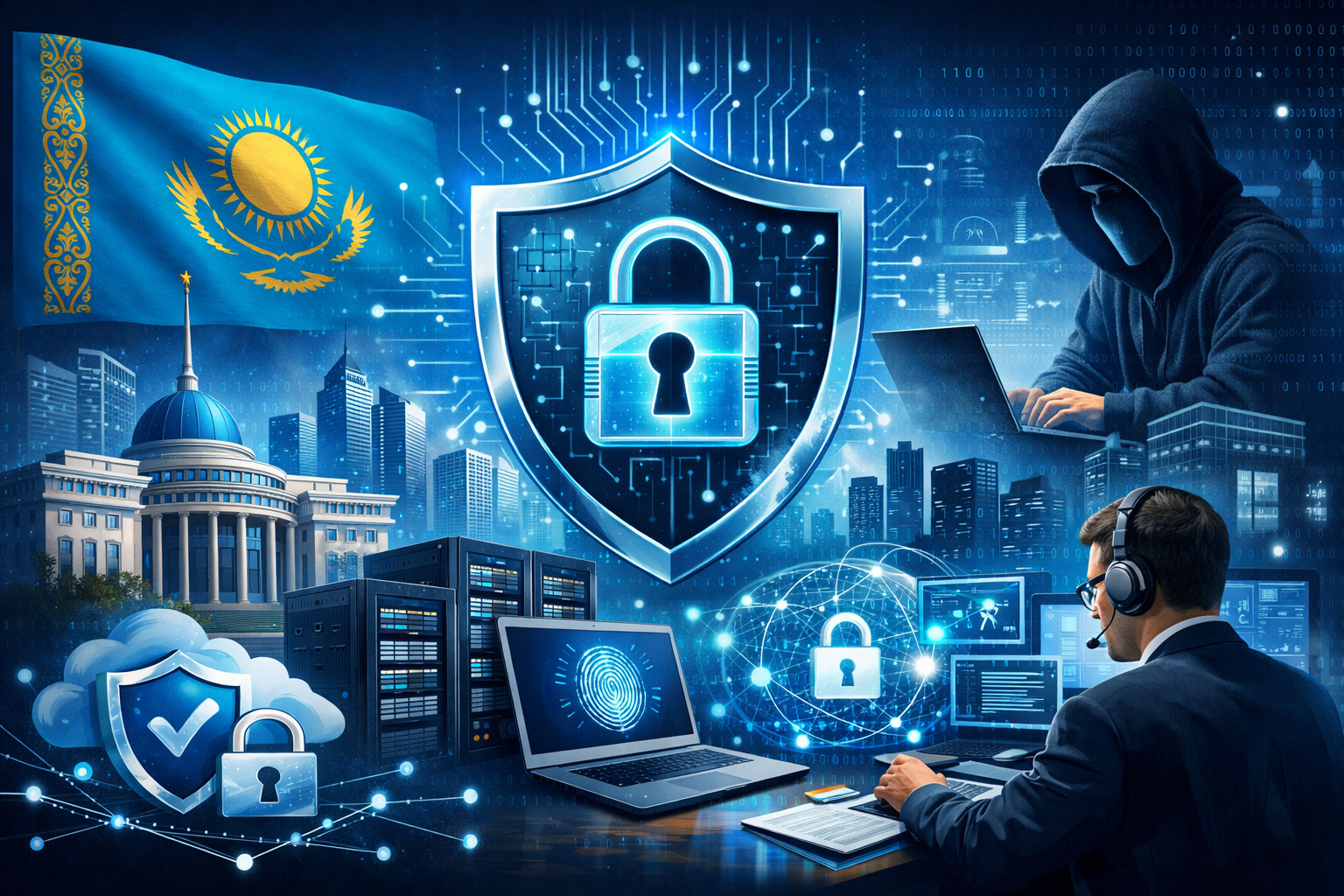 Новые стандарты кибербезопасности для госcистем и бизнеса введут в Казахстане